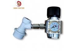 China Portable Aluminum Compact CO2 Regulator 60PSI For Carbonation supplier