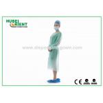 Knitted Wrist SMS Nonwoven Disposable Isolation Gowns for sale