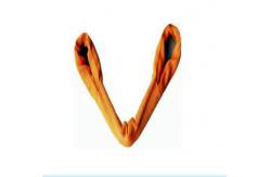 China 12 Tonne 25 Meters Eye And Eye Polyester Round Sling， lifting sling supplier