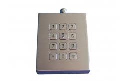 China Stroke 0.45mm IP68 Dynamic Desktop Backlit Keypad Vandal Scratch Proof supplier