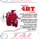 4BT 3.9L Complete Truck Engine For Cummins Truck Engineering Machinery for sale