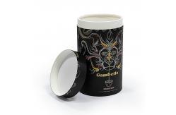 China Custom Logo Round Cylindrical Canister Cardboard Cylinder Box For Cosmetic supplier