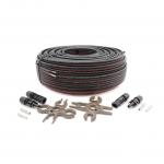 Uv Resistant Flat Wire Electrical Cable 2x4mm2 DC Rate Voltage and Temperature Resistance for sale