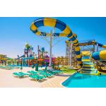 ODM Water Theme Park Playground Games Item Equipment Fiberglass Spiral Slide for sale