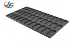 China RK Bakeware China Foodservice Aluminumized Oval Muffin Baking Pan Square Muffin Baking Tray supplier