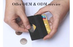 China Custom Size Thin Carbon Fiber Money Clip Card Holder supplier