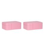 100g Pink Color Square Shape Fragrance Cream Box Cosmetic Container Skin Care Packaging UKDS12 for sale