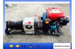 China Cylindrical Shape Diesel Cable Winch Steel 1 Ton For Transmission Line Erection supplier