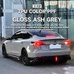 K023 Gloss Ash Grey TPU Color Car Paint Protection Film For Wrapping Car for sale