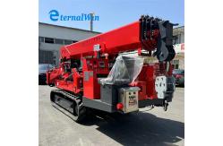 China Versatile Telescopic Boom Spider Crane in Yellow for Construction Sites supplier
