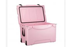 China 75L Wheeled Rotomolded Ice Box With PU Insulation supplier