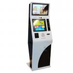 Moistureproof 19inch Self Check In Kiosk System With Hotel Card Dispenser for sale