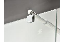 China 8mm Pivot Shower Screen 600x2000mm Aluminum Frame supplier