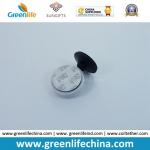 Smooth Flat Black Round Merchandising Display Box for Safety