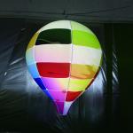 New Product Sky Giant Big Ball Advertising LED Lighting PVC Balloon Inflatable Helium Planet Balloon for Event Decoration for sale