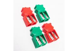 China Bear Shape Double Hole Funny Pencil Sharpner For Kids supplier