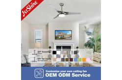 China Plywood Blade Modern LED Ceiling Fan 52 Inch DC Motor Home Using supplier