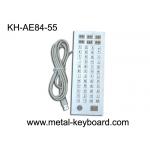 Stainless steel 55 Keys customisable keyboard Metal PS / 2 , USB for sale