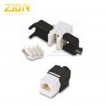 UTP RJ45 180 degree keystone jack ZCM242 , Keystone, Ethernet , from China Manufacturer - Zion Communiation for sale