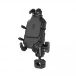 Adjustable Motorcycle Handlebar Cell Phone Holder Torque Rail Carapace Mount for sale
