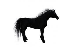 China Little Horse Soft Plush Stuffed Animals 30CM Height Delicate Handcraft supplier