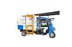 China Six-barrel flatbed truck to transport 6 garbage cans street community supplier