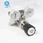 High Purity Stainless Steel Pressure Regulator Ones Stage Diaphragm Panel MountingWith Two Gauges for sale