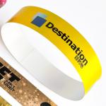 Security Holographic Wristbands Disposable Featuring Custom Printed Text and Logos for sale