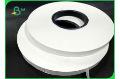 China 60gsm Degradable FDA White / Black Straw Bottom Paper Roll For Beverage supplier