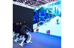 China VR Interactive Gaming Projector System Bicycle Interactive Games Projector supplier