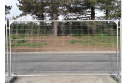 China 32mm Galvanized Steel Welded Frame Moveable Safety Temporary Steel Fence supplier