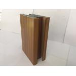 Industrial Wood Grain Aluminium Profiles Resist Fading High Strength for sale