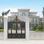 Compound Wall 6063 Aluminium Garden Gate Driveway Custom Laser Cut for sale