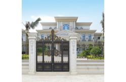 China Compound Wall 6063 Aluminium Garden Gate Driveway Custom Laser Cut supplier