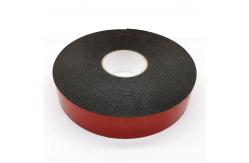 China Automotive PE Foam Tape , Anti Water Red Double Sided Tape For Car Signage supplier