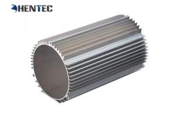China Custom Made Industrial Aluminium Profile Extrusion Motor Shell With Powder Painting supplier