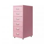 6 multi drawers cabinet steel metal Office furniture home use modern for sale