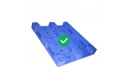 China FDA PE Warehouse Plastic Pallet 2000Kg Load 1300X1100 Open Top Deck supplier