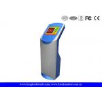 Freestanding Interactive Touch Screen Kiosk For Medical Center / Lottery Center for sale