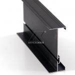 Low Price Philippines Anodize Black Window And Door Aluminum Profile for sale