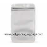 Resealable OPP Laminated Aluminum Foil Zipper Bag For Food Packaging for sale