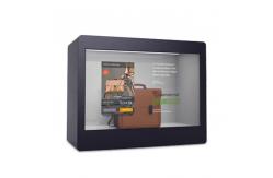 China Advertising Transparent LCD Touch Screen Transparent LCD Display Box 21.5 Inch supplier