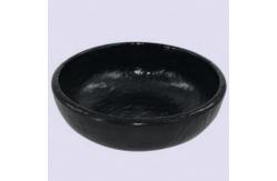 China Non Toxic Black Melamine Bowl With Imitation Porcelain Finish supplier