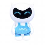 ISO9001 Certificated Vivo Corporate Mascot Plush Toy 30cm for sale