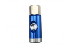 China 28scfm Push Button Pneumatic Quick Coupler BSP Air Hose Safety Coupler supplier