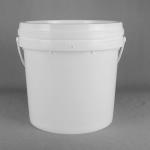 20L Round Plastic Paint Bucket with Pouring Spout for sale