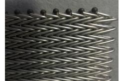 China Hardware Production Oven 310 Herringbone Conveyor Wire Mesh Belt supplier