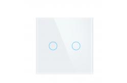 China 0.1mW Smart Light Switch Schedule 86×86mm Smart On Off Voice Control supplier