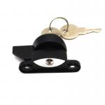 Side Changeable Aluminum Sliding Window Safety Lock Crescent Lock With Key
