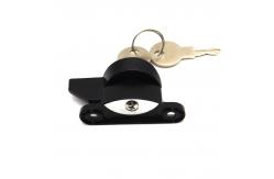 China Side Changeable Aluminum Sliding Window Safety Lock Crescent Lock With Key supplier